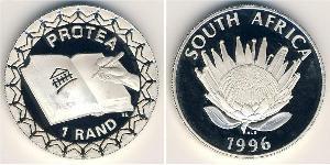 1 Rand South Africa Silver 