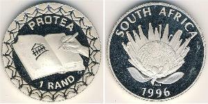 1 Rand South Africa Silver 