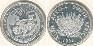 1 Rand South Africa Silver 