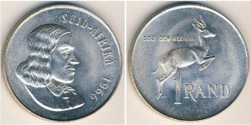 1 Rand South Africa Silver 