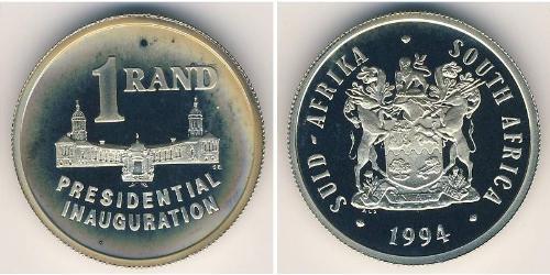 1 Rand South Africa Silver 