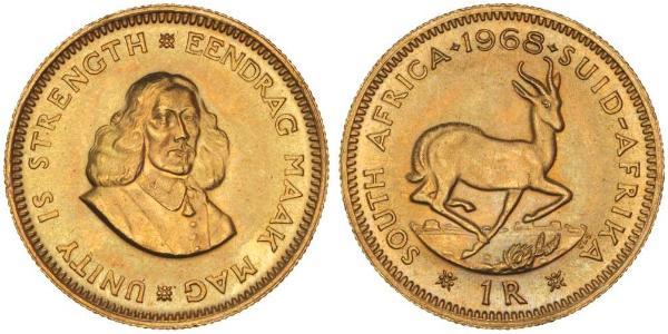 1 Rand South Africa 金 