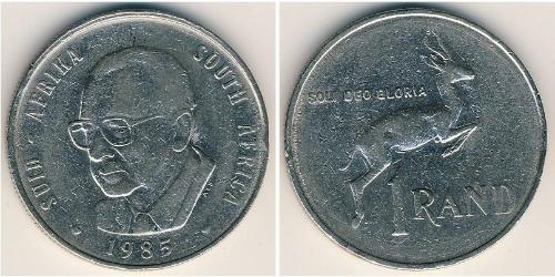 1 Rand South Africa 銅/镍 