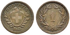 1 Rappen Schweiz Bronze 