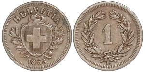 1 Rappen Schweiz Bronze 