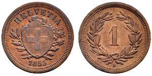 1 Rappen Schweiz Bronze 