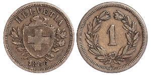 1 Rappen Schweiz Bronze 