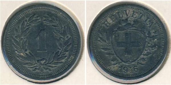 1 Rappen Schweiz Bronze 