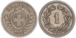 1 Rappen Switzerland Bronze 