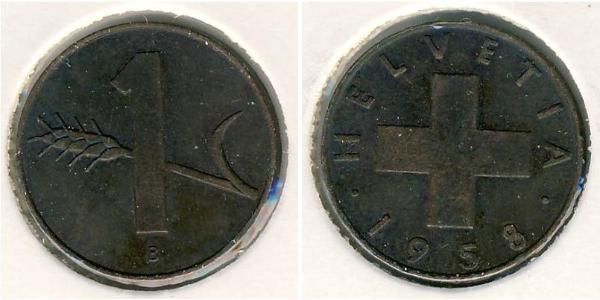 1 Rappen Switzerland Bronze 