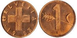 1 Rappen Svizzera Bronzo 