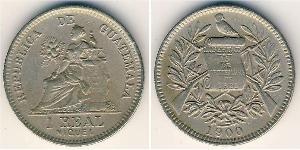 1 Real Guatemala (1838 - ) Argent 