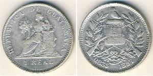 1 Real Guatemala (1838 - ) Argent 