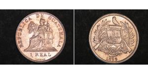 1 Real Guatemala (1838 - ) Argent 