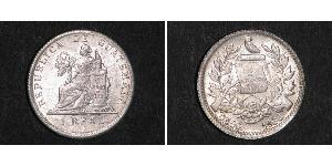 1 Real Guatemala (1838 - ) Argento 