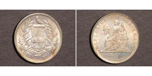 1 Real Guatemala (1838 - ) Argento 