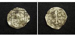 1 Real Vicereame della Nuova Spagna (1519 - 1821) Argento Filippo III di Spagna (1578-1621)