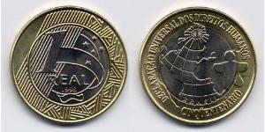 1 Real Brasilien Bimetall 