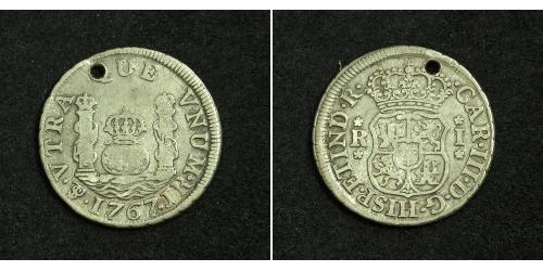 1 Real Bolivia Plata Carlos III de España (1716 -1788)