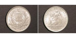 1 Real Guatemala (1838 - ) Plata 