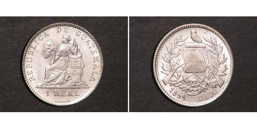 1 Real Guatemala (1838 - ) Plata 