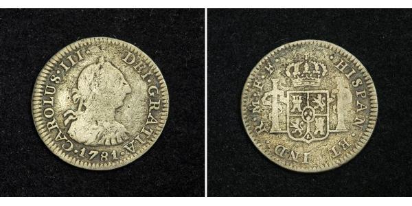 1 Real Mexiko Silber 