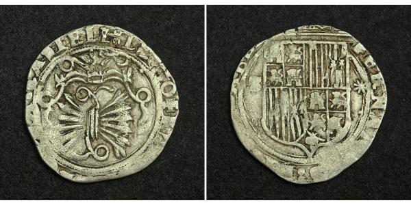 1 Real Spanien Silber 