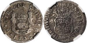 1 Real Spanish Mexico  / Kingdom of New Spain (1519 - 1821) Silver Philip V of Spain(1683-1746)