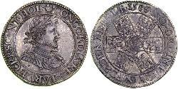 1 Real 荷蘭共和國 (1581 - 1795) 銀 Robert Dudley, 1st Earl of Leicester (1532 - 1588)