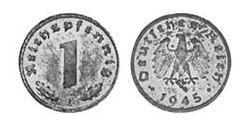 1 Reichpfennig Alemania nazi (1933-1945) Zinc 