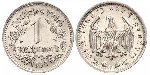 1 Reichsmark Germania nazista (1933-1945) Nichel 