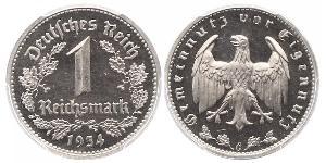 1 Reichsmark Nazi Germany (1933-1945) Nickel 