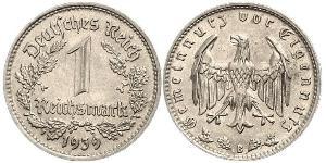 1 Reichsmark Третий рейх (1933-1945) Никель 