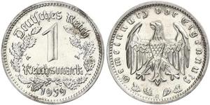 1 Reichsmark Третий рейх (1933-1945) Никель 