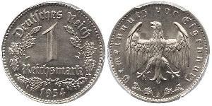 1 Reichsmark Третий рейх (1933-1945) Никель 