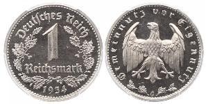 1 Reichsmark Третий рейх (1933-1945) Никель 
