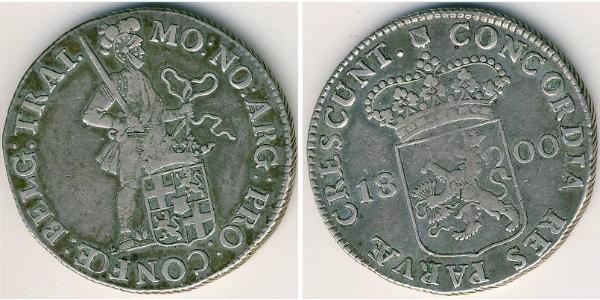 1 Reis République batave (1795 - 1806) Argent 