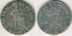 1 Reis Batavian Republic (1795 - 1806) Silver 