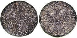 1 Rijksdaalder Provincias Unidas de los Países Bajos (1581 - 1795) Plata Rodolfo II (1552 - 1612)
