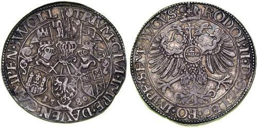 1 Rijksdaalder 荷蘭共和國 (1581 - 1795) 銀 鲁道夫二世 (神圣罗马帝国) (1552 - 1612)