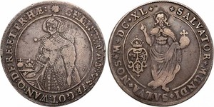 1 Riksdaler Suède Argent 