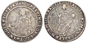 1 Riksdaler Suède Argent 