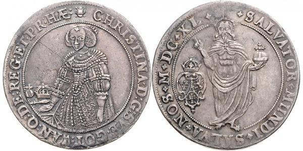 1 Riksdaler Suède Argent 
