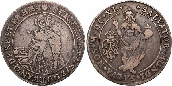 1 Riksdaler Svezia Argento 