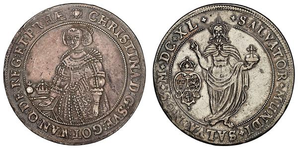 1 Riksdaler Schweden Silber 