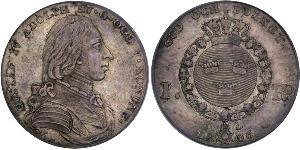 1 Riksdaler Sweden Silver Gustav IV Adolf of Sweden (1778 - 1837)