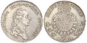 1 Riksdaler Швеція Срібло Gustav III of Sweden (1746 - 1792)