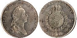 1 Riksdaler 瑞典 銀 古斯塔夫三世 (1746 - 1792)