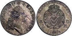 1 Riksdaler 瑞典 銀 古斯塔夫三世 (1746 - 1792)