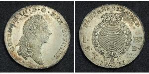 1 Riksdaler 瑞典 銀 古斯塔夫三世 (1746 - 1792)